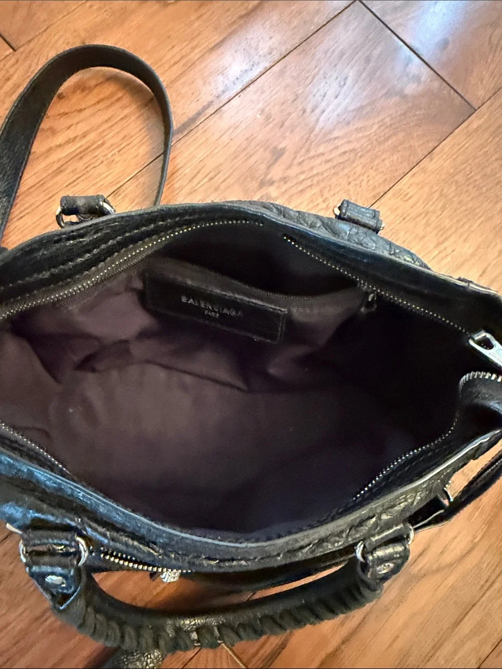 AUTHENTIC BALENCIAGA black city bag